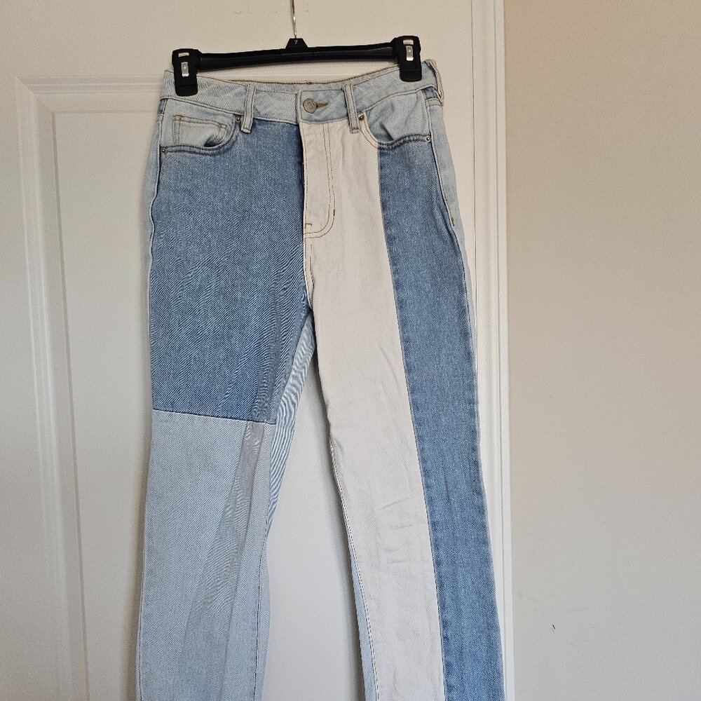 Three tone jeans